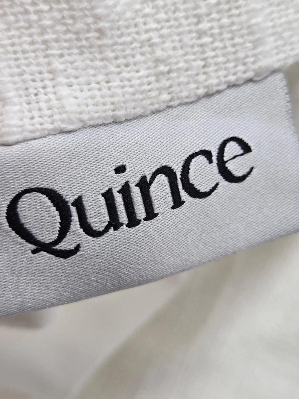 QUINCE Set Of 2 48x96 Cotton Slub Curtains White 0897